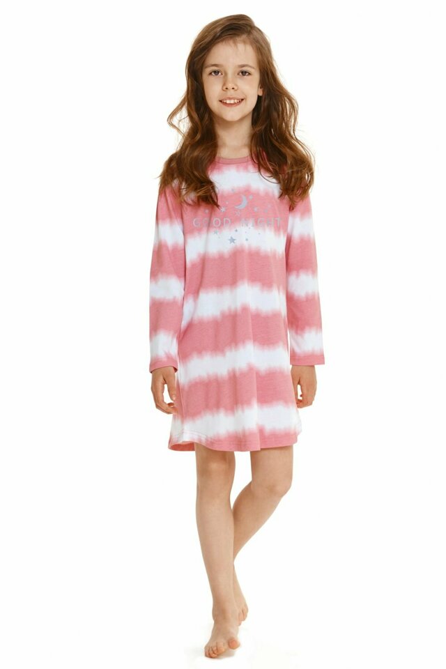 Dívčí noční košile 2591 - TARO - 104 - Růžová