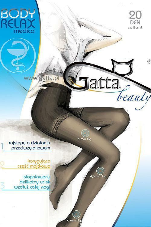 Punčochové kalhoty Gatta Body Relaxmedica 20 - 2-S - nero