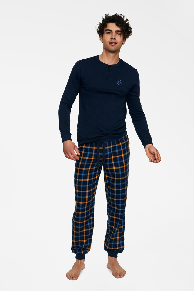 Obchodní pyžamo 40049-59X Námořnická modrá - Henderson - XXL