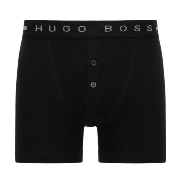 Pánské boxerky 50377695 001 černá Hugo Boss - M - černá