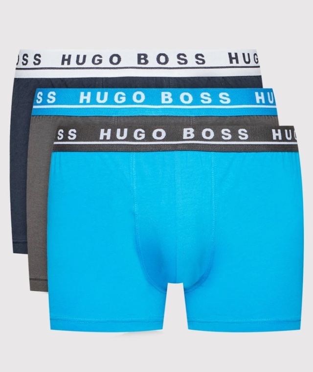 Pánské boxerky 3ks 50458488 977 mix barev Hugo Boss - L - Mix barev