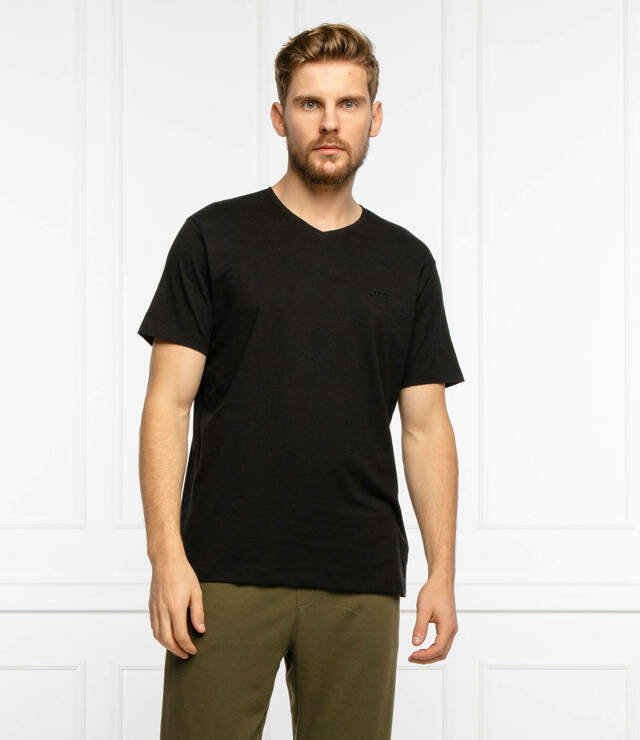 Pánské tričko T-Shirt VN 2p CO 50325401 černé - Hugo Boss - M - černá