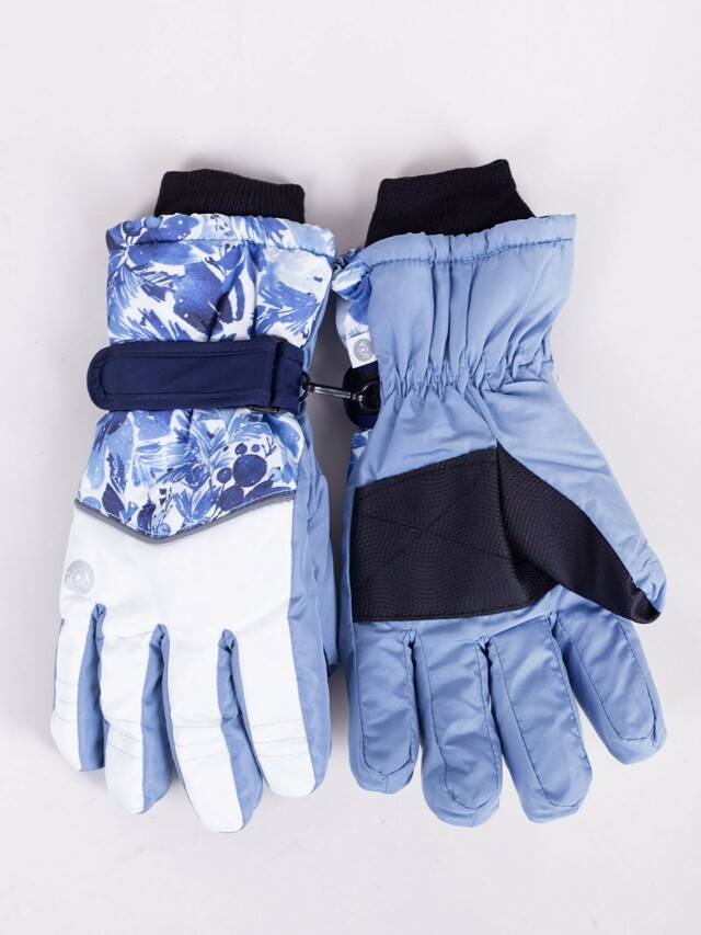 Dámské zimní lyžařské rukavice Yoclub REN-0260K-A150 Blue - 18