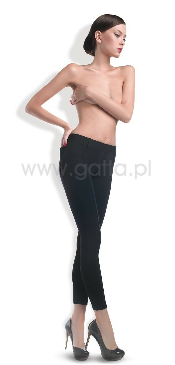 Dámské kalhoty Gatta Trendy Černé 44458,44459 - M - černá
