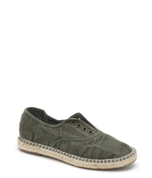 Khaki ekologické espadrilové tenisky Natural World