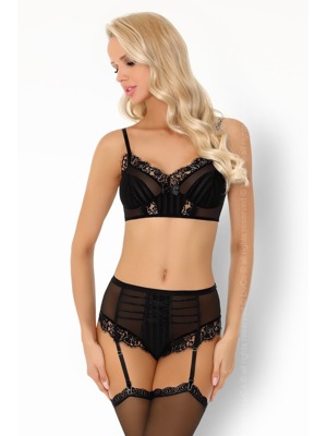 Elegantní set Almudena black - LivCo Corsetti