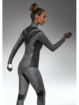 Sportovní mikina Flint Blouse - Bas Bleu