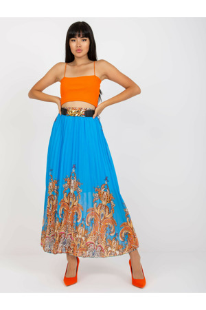 DHJ sukně SD 10620B.43 modrá