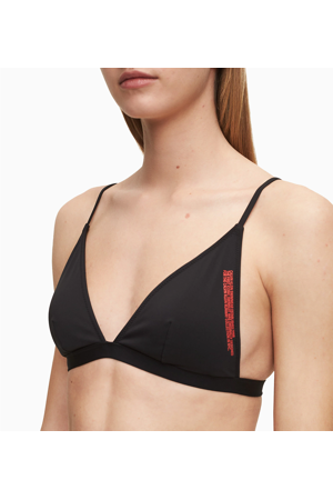 Vrchní díl plavek KW0KW00905-BEH černá - Calvin Klein