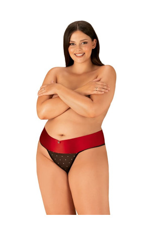 Jedinečná tanga Tienesy thong 2XL/3XL - Obsessive