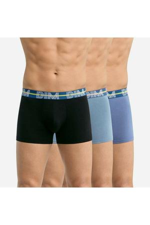 Pánské boxerky 3 ks DIM POWERFUL BOXERS 3x - DIM - světle modrá