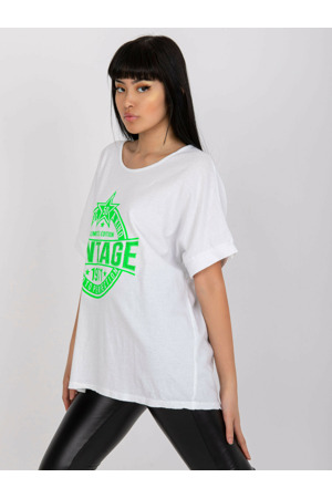 Tričko DHJ TS 6860.26X bílá a zelená