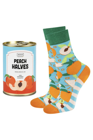 SOXO DOBRÉ VĚCI PONOŽKY KONZERVOVANÉ BROSKVE