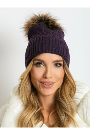 Dámská čepice AT CZ 173501.44 tmavě fialová