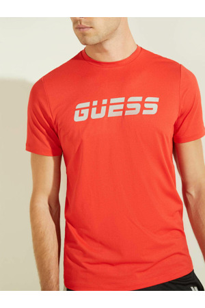 Pánské sportovní triko U1YA08MC03Y - G507 červená - Guess