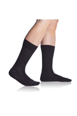 Bambusové klasické pánské ponožky BAMBUS COMFORT SOCKS - BELLINDA - šedá