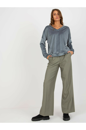 Mikina RV BL 8441.07P šedá modrá