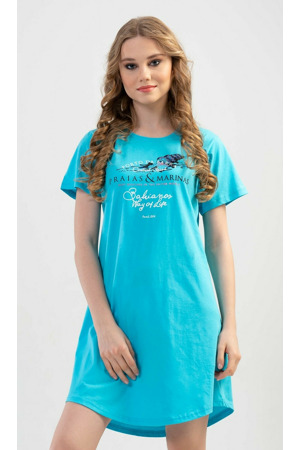 Dámská noční košile s krátkým rukávem Moře
