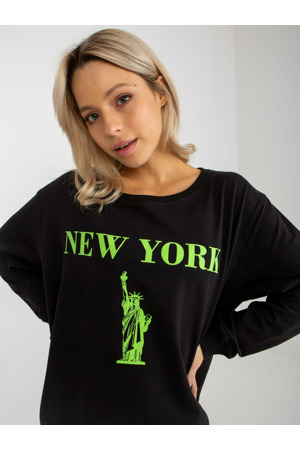 Mikina VI BL 3212.15X černá a zelená