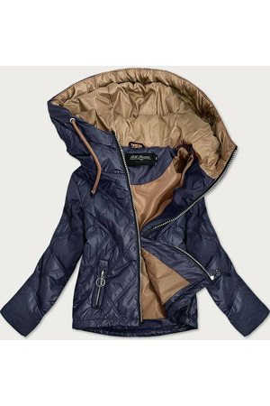 Tmavě modrá lehká dámská bunda (BH2004)