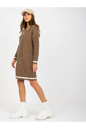 Dámský svetr LC SW 8023 hnědý