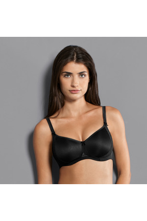 Lace Rose soft podprsenka s pěnovou výztuží 5618 black - RosaFaia