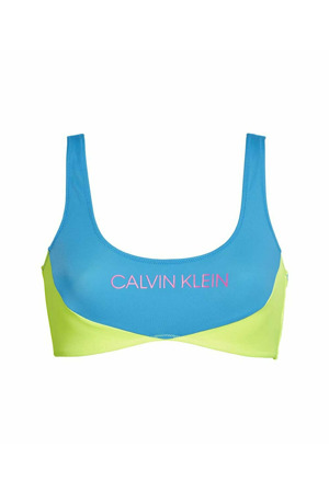 Vrchní díl plavek KW0KW00898-CEU modrožlutá - Calvin Klein