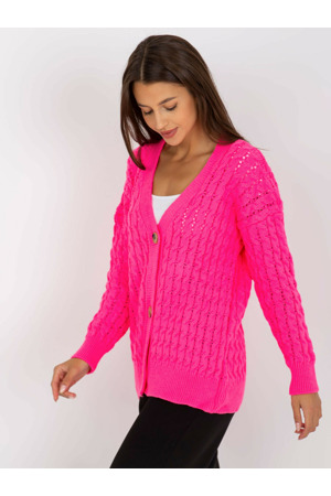 Dámský svetr LC SW 8036 fluo růžový