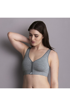 Lynn chirurgická podprsenka moldovaná, zap. vpředu 5738X grey melange - Anita Care
