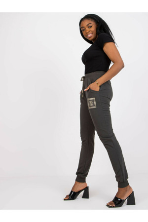 Tepláky RV DR 7284.43 tmavá khaki