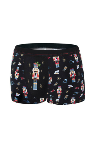 Boxerky Nutcracker 007/55 Black Merry Christmas - Cornette