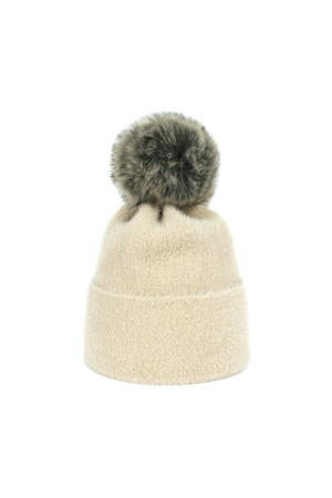 Čepice Soft Fluff Cap Light Beige - Art of Polo