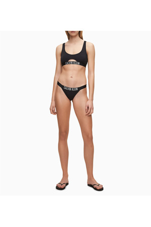 Vrchní díl plavek KW0KW00900-BEH černá - Calvin Klein