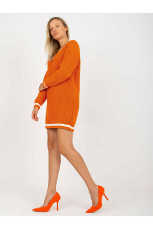 Dámský svetr LC SW 8023  tmavě oranžový