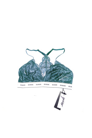 Dámská krajková podprsenka - O97C02PZ01C- G7M6 - Zelenomodrá - Guess