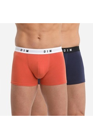 Pánské boxerky 2 ks DIM BOXER ORIGINAL 2x - DIM - oranžová