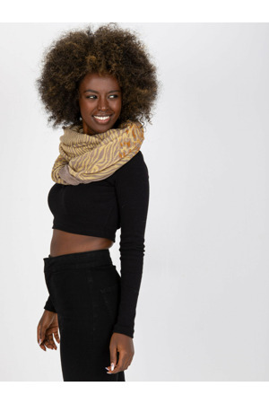 Dámská tunelová šála AT KM S 6221 tmavě lila