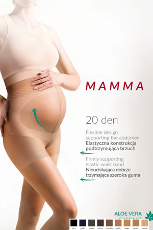 Těhotenské punčocháče 108 Mamma 20 den neutro - GABRIELLA