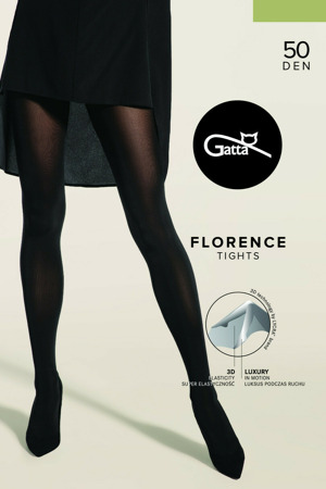 FLORENCE 50 - Dámské 3D punčocháče, 50 DEN