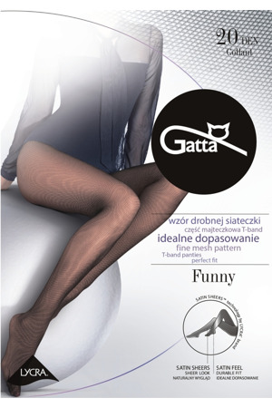 Dámské matné punčochové kalhoty FUNNY - Lycra, 20 DEN