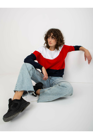 Mikina RV BL 8430.61P bílá a tmavě modrá