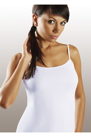 Bílá dámská košilka Emili Rita XXL-XXXL