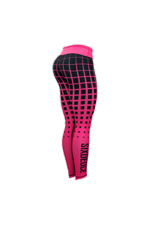 Dámské fitness legíny Six Deuce Pink Halftone - růžová - Litexo