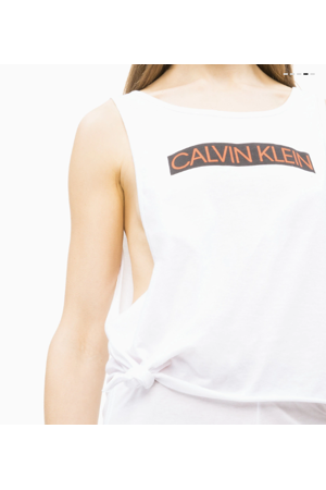Dámský Tank Top KW0KW00698 bílá - Calvin Klein