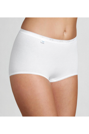 Dámské kalhotky Sloggi Basic+ Maxi 2P bílé