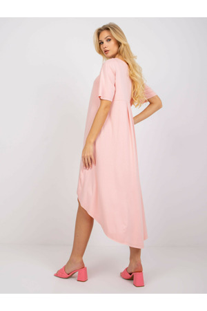 Dámské šaty RV SK R4889.09 lososové