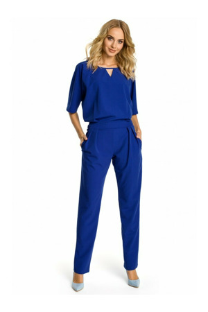 M334 Kombinéza s kimonovým rukávem - královská modř