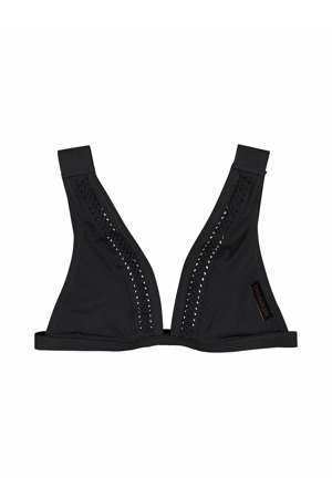 Vrchní díl plavek KW0KW00809-BEH černá - Calvin Klein