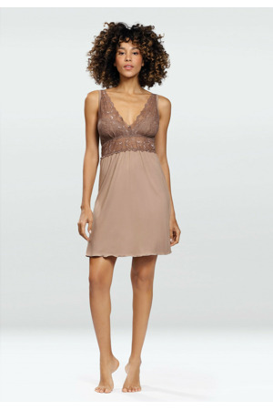 Dámská košilka Evelina Cappucino chemise - Dkaren