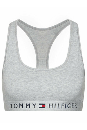 Podprsenka UW0UW02037 004 šedá - Tommy Hilfiger